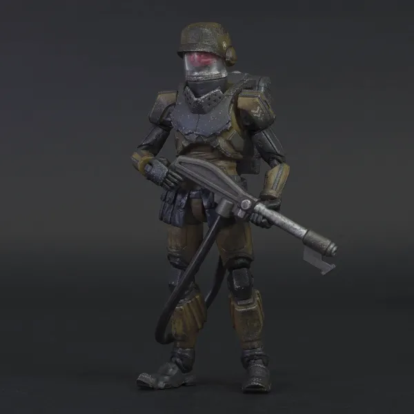 Super7 The Worst^Acid Rain Reaction Figures W1 - Cortex Commander Flame Trooper Marine