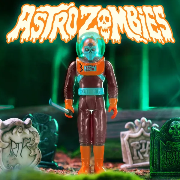 Super7 Astro Zombies^Astro Zombies Reaction Figures Wave 03 - Astro Zombie (Maroon/Orange)
