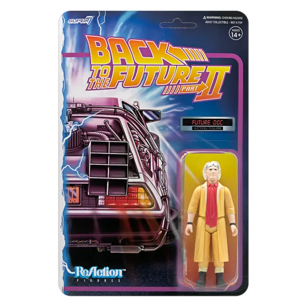 Super7 Back To The Future^Back To The Future 2 Reaction Figure Wave 1 - Doc Brown Future