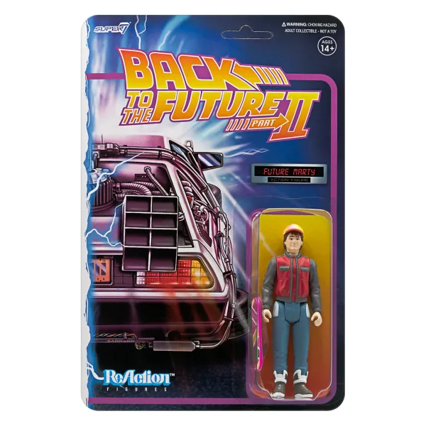Super7 Back To The Future^Back To The Future 2 Reaction Figure Wave 1 - Marty Mcfly Future
