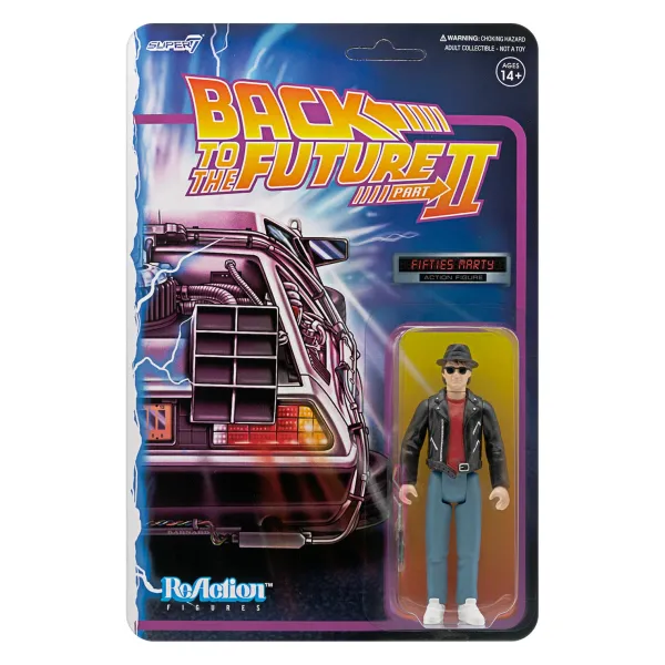 Super7 Back To The Future^Back To The Future 2 Reaction Figure Wave 1 - Marty Mcfly 1950S