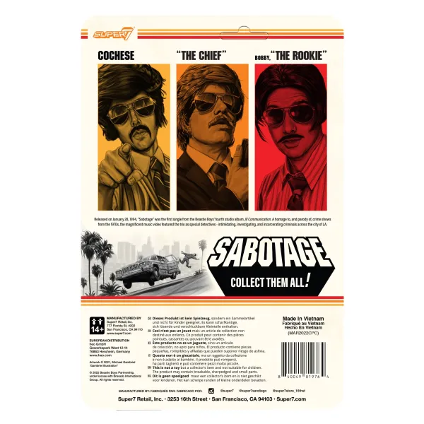 Super7 Beastie Boys^Beastie Boys Reaction Wave 1 - Sabotage - Nathan Wind