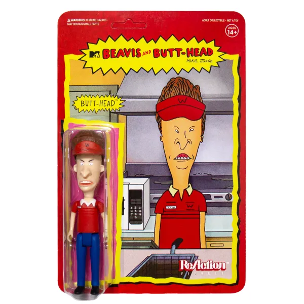 Super7 Beavis And Butt-Head^Beavis And Butt-Head Reaction Figure - Burger World Butt-Head