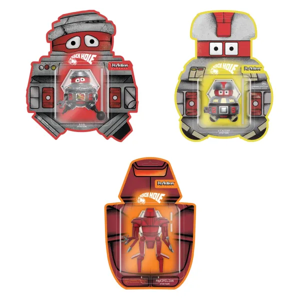 Super7 Disney^Black Hole Reaction Figures Wave 1 - Set Of 3