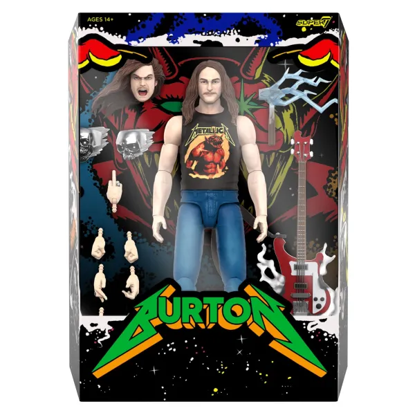 Super7 Cliff Burton^Cliff Burton Ultimates! Wave 02 - Cliff Burton (Superhero Poster)