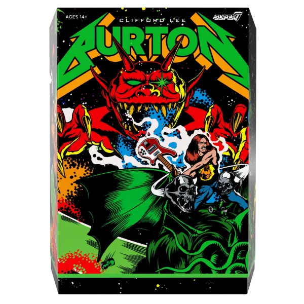 Super7 Cliff Burton^Cliff Burton Ultimates! Wave 02 - Cliff Burton (Superhero Poster)