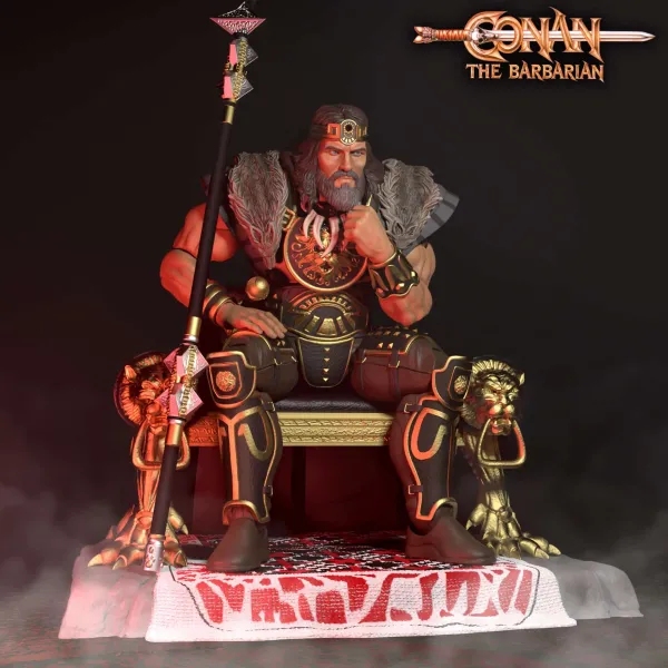 Super7 Conan The Barbarian^Conan The Barbarian Ultimates! Wave 4 - King Conan And Throne