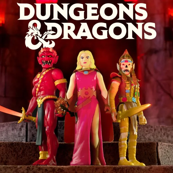 Super7 Dungeons & Dragons^Dungeons & Dragons Reaction Figures Wave 1 - Set Of 3