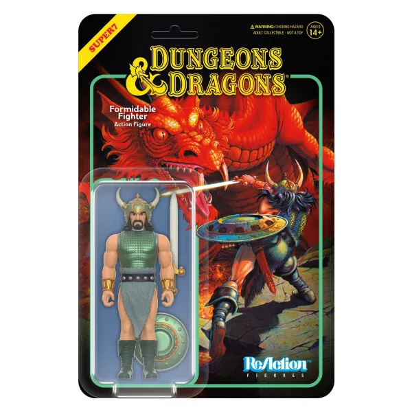 Super7 Dungeons & Dragons^Dungeons And Dragons Reaction Figures Wave 03 - Formidable Fighter