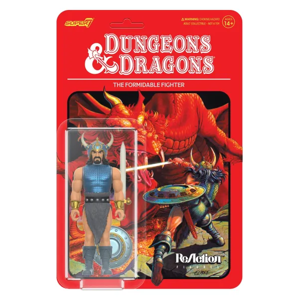 Super7 Dungeons & Dragons^Dungeons And Dragons Reaction - The Formidable Fighter