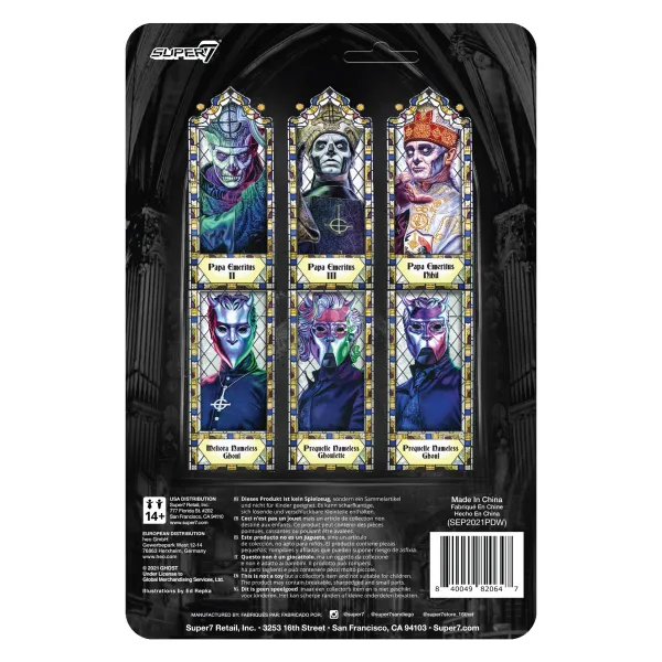 Super7 Ghost^Ghost Reaction - Papa Emeritus Nihil (Glow)