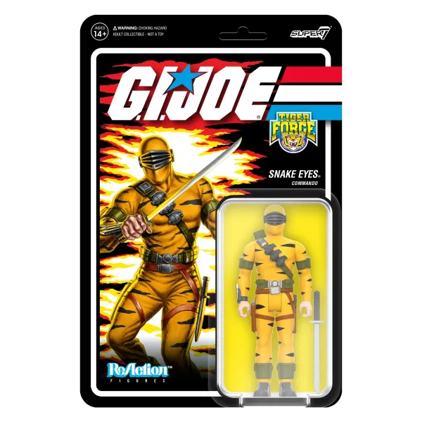 Super7 G.I. Joe^G.I. Joe Reaction Figures Wave 6 - Tiger Force Snake Eyes