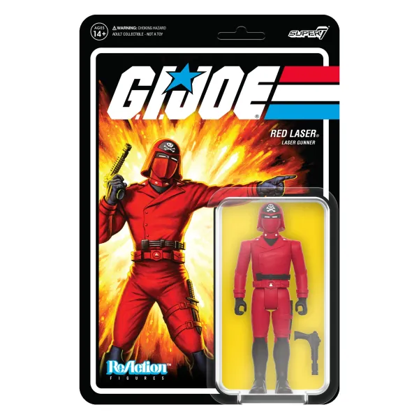 Super7 G.I. Joe^G.I. Joe Reaction Figures Wave 5 - Red Laser