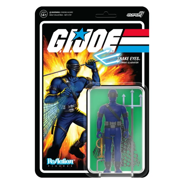 Super7 G.I. Joe^G.I. Joe Reaction Figures Wave 5 - Snake Eyes (Combat Gladiator)