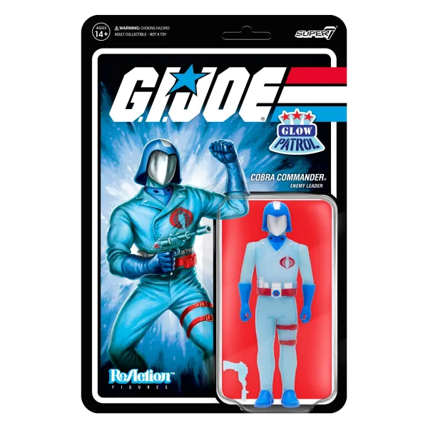 gi_joe_reaction_figures_w_0-37.webp Super7 G.I. Joe^G.I. Joe Reaction Figures Wave 1B - Cobra Commander (Glow Patrol)