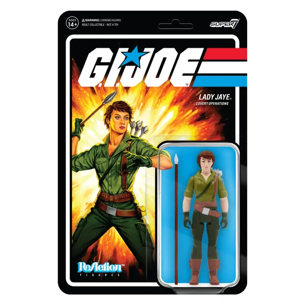 Super7 G.I. Joe^G.I. Joe Reaction Figures Wave 2 - Lady Jaye
