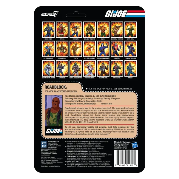 Super7 G.I. Joe^G.I. Joe Reaction Figures Wave 3 - Roadblock
