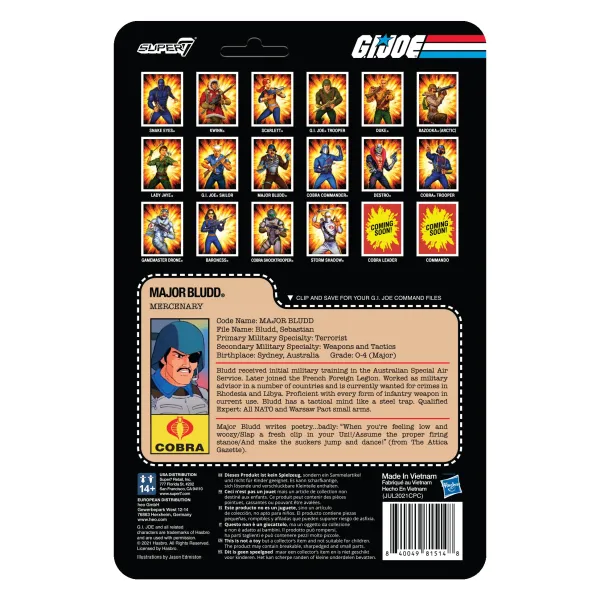 Super7 G.I. Joe^G.I. Joe Reaction Figures Wave 2 - Major Bludd