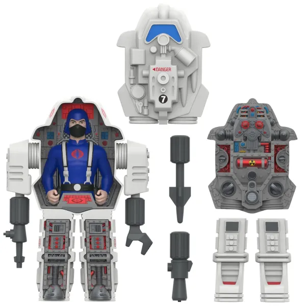 Super7 G.I. Joe^G.I. Joe Super Cyborg - S.N.A.K.E. Armor (Full Color - Gray)