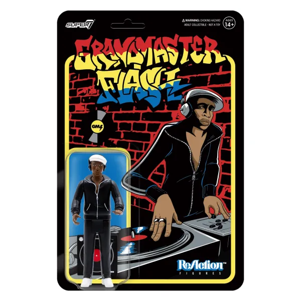 Super7 Grandmaster Flash^Grandmaster Flash Reaction Figure