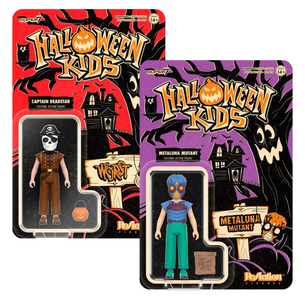 Super7 The Metaluna Mutant^Halloween Kids Reaction Figures - Captain Deadstar Boy & Metaluna Mutant Girl