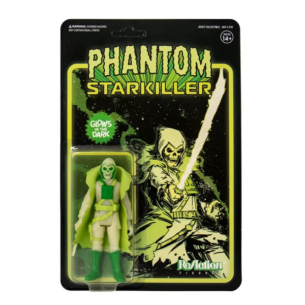 Super7 Killer Bootlegs^Killer Bootlegs Reaction Figure - Phantom Starkiller (Glow-In-The-Dark)