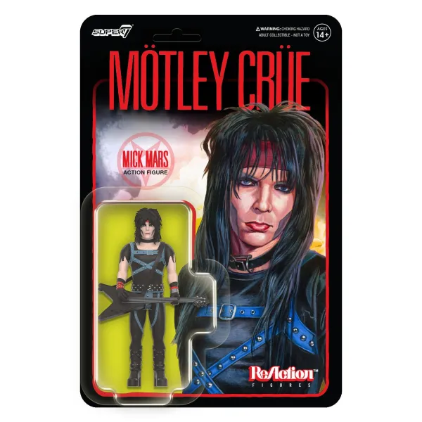 Super7 Motley Crue^Motley Crue Reaction Figures Wave 01 - Mick Mars (Shout At The Devil)
