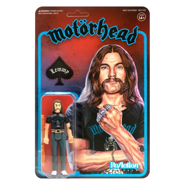 Super7 Motorhead^Motorhead Reaction Figure - Lemmy (Skull Pile Shirt)