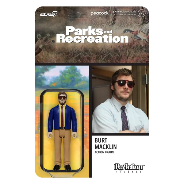 Super7 Parks And Recreation^Parks And Recreation Reaction Wave 1 - Andy Dwyer (Burt Macklin)