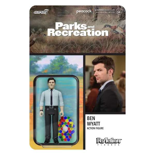 Super7 Parks And Recreation^Parks And Recreation Reaction Wave 1 - Ben Wyatt