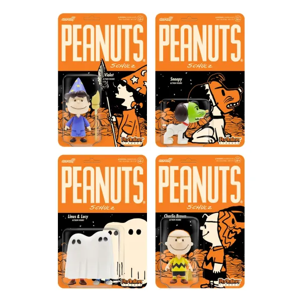 peanuts_reaction_wave___s_0.webp Super7 Peanuts^Peanuts Reaction Wave 4 - Set Of 4