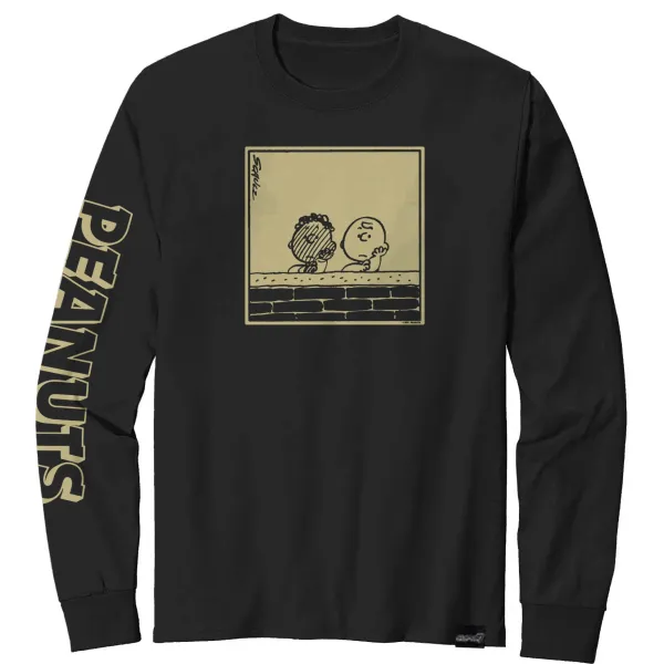 peanuts_tshirt__franklin__0.webp Super7 Peanuts^Peanuts T-Shirt - Franklin & Charlie Brown Long Sleeve