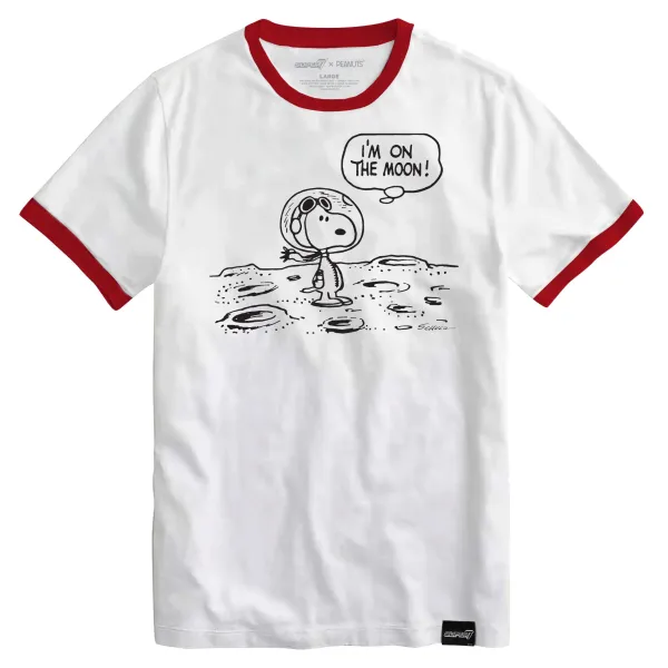 peanuts_tshirt__snoopy_on_0.webp Super7 Peanuts^Peanuts T-Shirt - Snoopy On The Moon Ringer