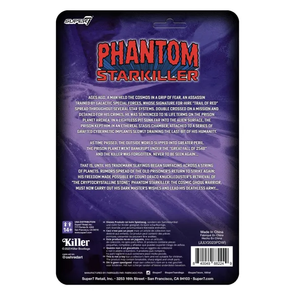 Super7 Killer Bootlegs^Phantom Starkiller Reaction Figures - Ghost Of Phantom Starkiller