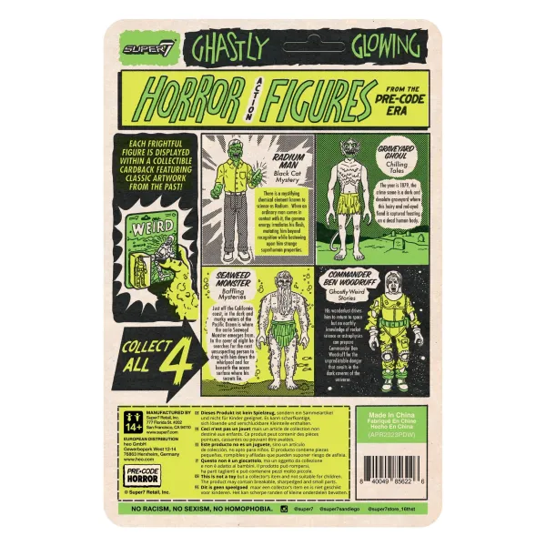 precode_horror_reaction_w_4.webp Super7 Pre-Code Horror^Pre-Code Horror Reaction W3- Ghostly Weird Stories - Commander Ben Woodruff(Glow)