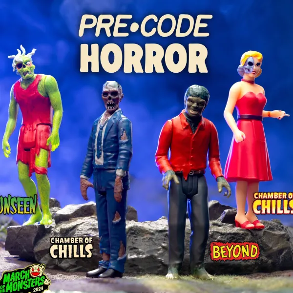 Super7 Pre-Code Horror^Pre-Code Horror Reactionfigures Wave 2 - Set Of 4