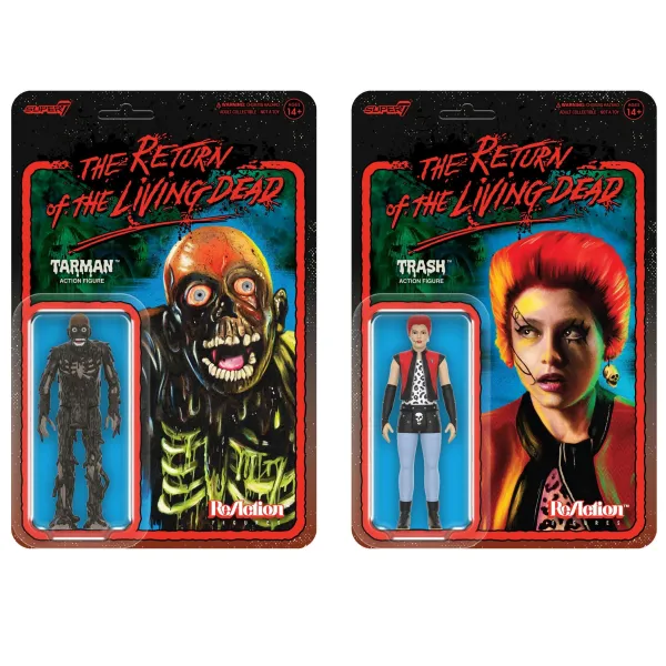 Super7 Return Of The Living Dead^Return Of The Living Dead Reaction Figures Wave 2 - Tarman & Trash