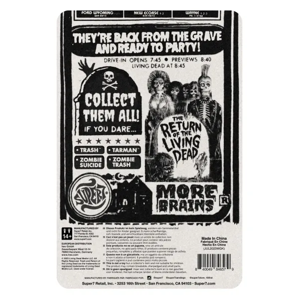 Super7 Return Of The Living Dead^Return Of The Living Dead Reaction Figures Wave 02 - Trash