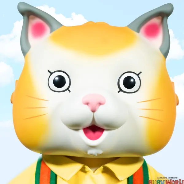 richard_scarry_supersize__3.webp Super7 Richard Scarry^Richard Scarry Supersize Vinyl Figure - Huckle Cat