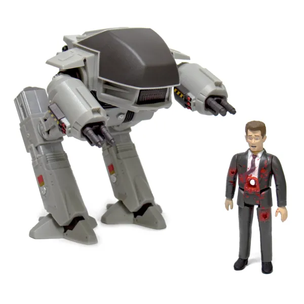 Super7 Robocop^Robocop Reaction Figure - 2-Pack (Ed-209 And Mr. Kinney)