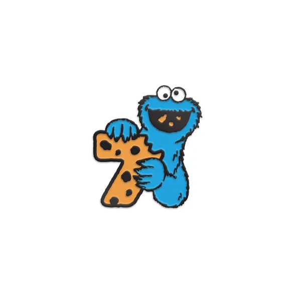 sesame_street_enamel_pin__1-1.webp Super7 Sesame Street^Sesame Street Enamel Pin - Cookie Monster X