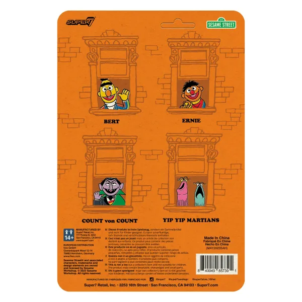 sesame_street_reaction_fi_2-2.webp Super7 Sesame Street^Sesame Street Reaction Figures Wave 01 - Ernie