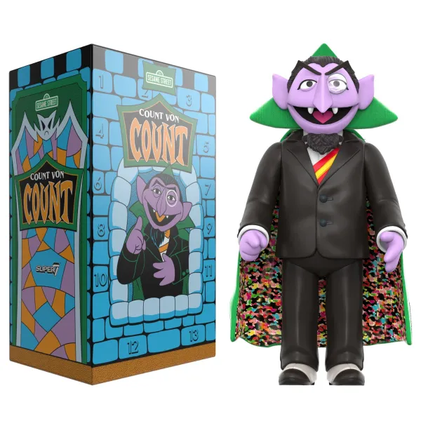 Super7 Sesame Street^Sesame Street Supersize Vinyl - Count Von Count