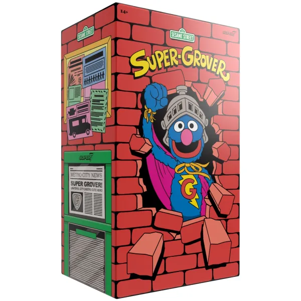 Super7 Sesame Street^Sesame Street Supersize Vinyl - Super Grover