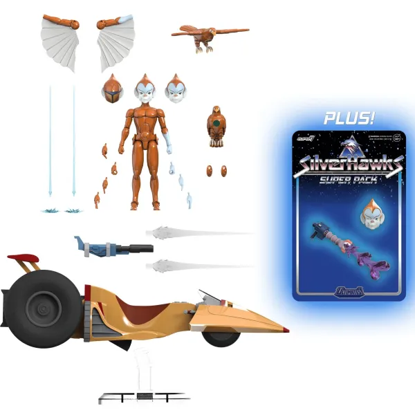 Super7 Silverhawks^Silverhawks Ultimates! Wave 5 - Copper Kidd & Space Racer