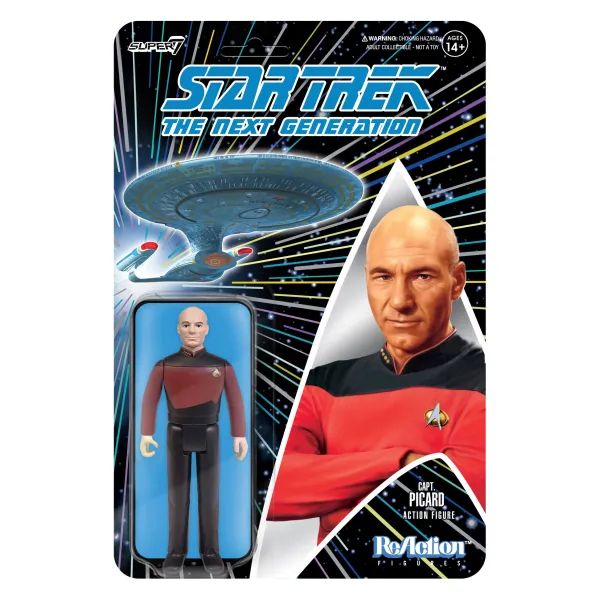 Super7 Star Trek^Star Trek: The Next Generation Reaction Figure Wave 1 - Captain Picard