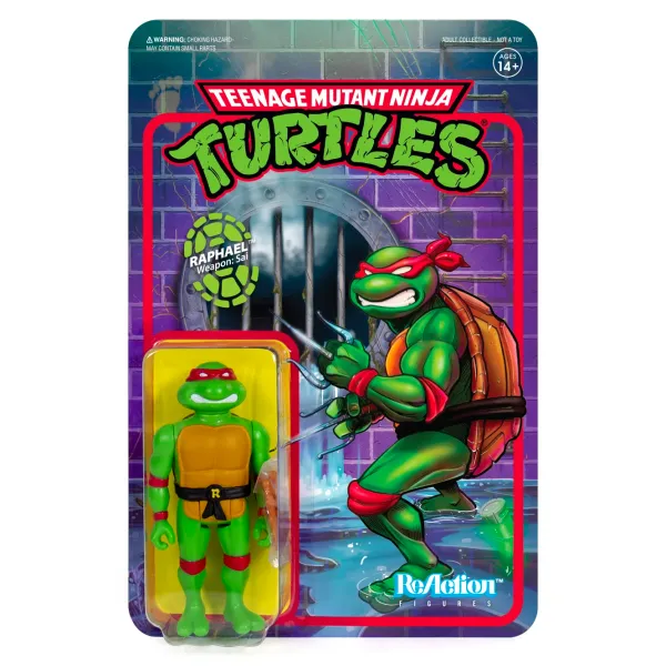 Super7 Teenage Mutant Ninja Turtles^Teenage Mutant Ninja Turtles Reaction Figure - Raphael