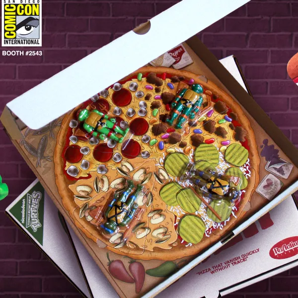 Super7 Teenage Mutant Ninja Turtles^Teenage Mutant Ninja Turtles Reaction -Pizza Box 4-Pack (Sdcc 2019)