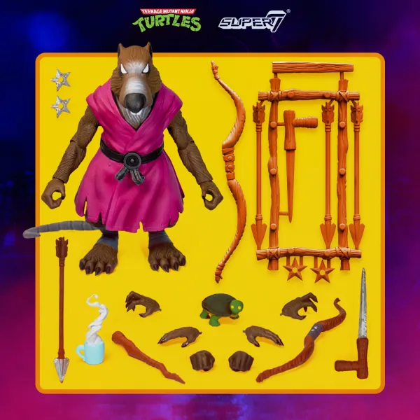 Super7 Teenage Mutant Ninja Turtles^Teenage Mutant Ninja Turtles Ultimates! W1 - Splinter Version 2