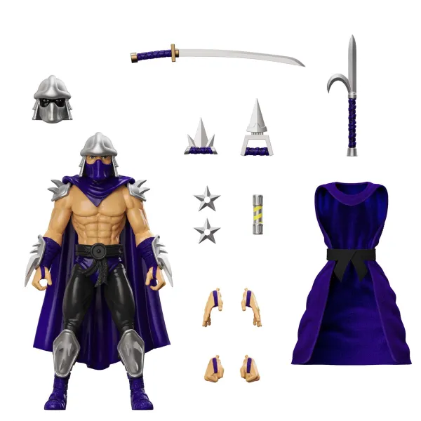 Super7 Teenage Mutant Ninja Turtles^Teenage Mutant Ninja Turtles Ultimates! Wave 8 - Shredder (Silver Armor)